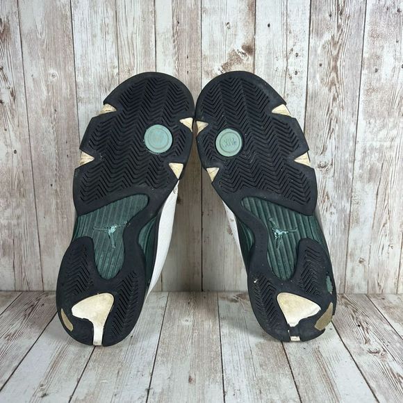 Jordan 14 retro oxidized green - kids 6.5 Womens 8 - Picture 8 of 9